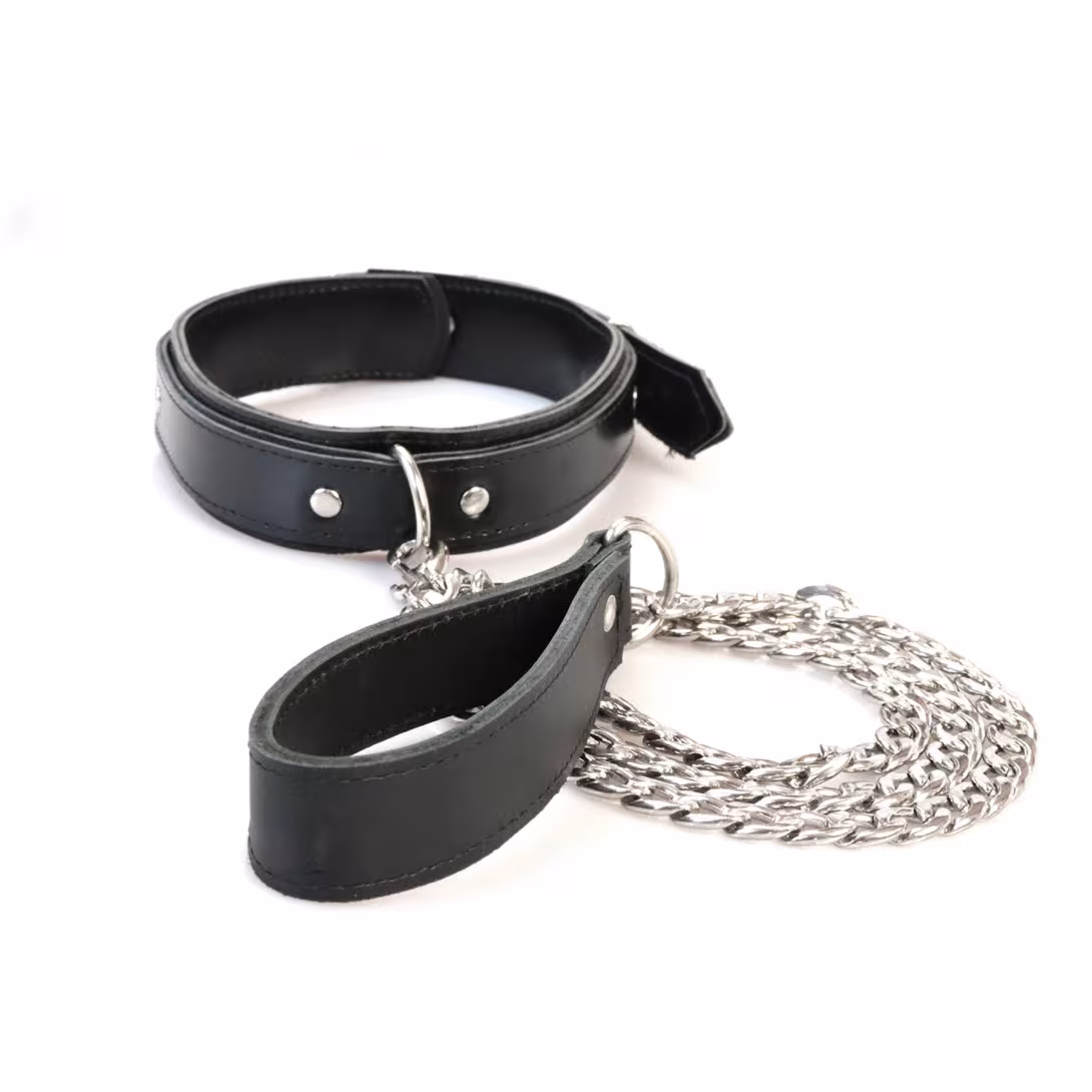 Нашийник з повідцем з екошкіри Art of Sex - Leash and Collar Emoji — фото 2