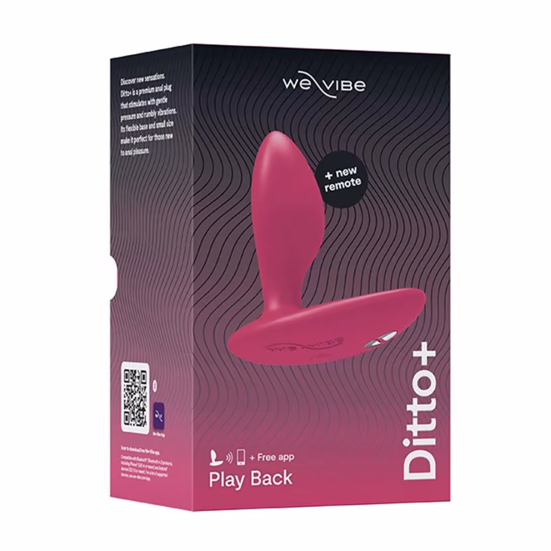 Анальна смарт-вібропробка We-Vibe Ditto+ Cosmic Pink, 10 режимів, пульт ДК — фото 10
