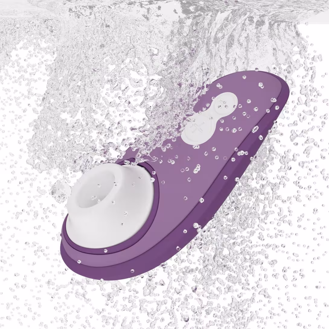 Вакуумний кліторальний стимулятор Womanizer Liberty 2 Purple, 8 режимів, магнітна кришечка — фото 6