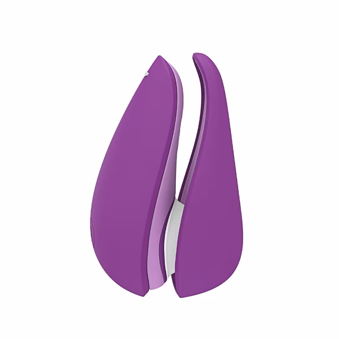 Вакуумний кліторальний стимулятор Womanizer Liberty 2 Purple, 8 режимів, магнітна кришечка — фото 4