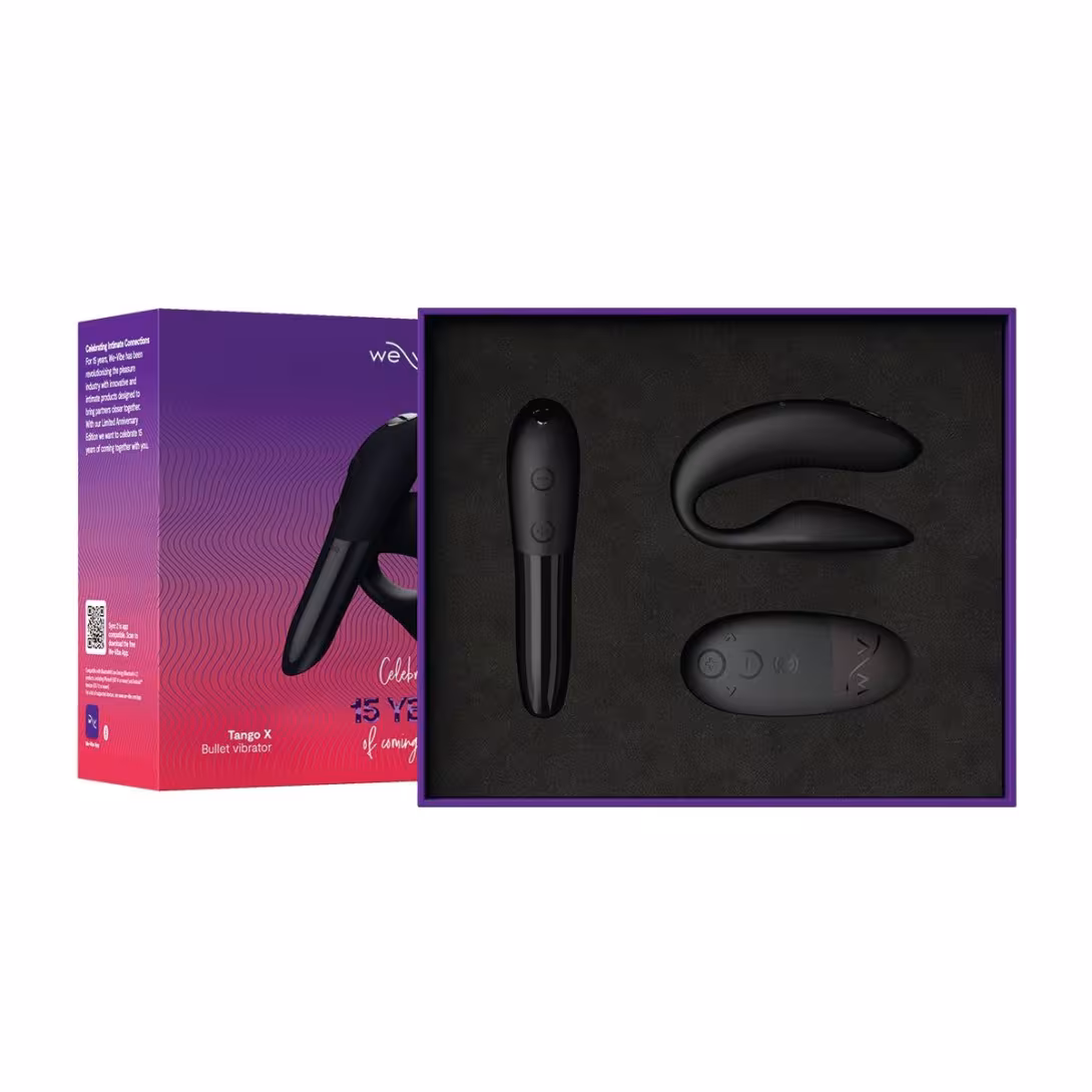 Подарунковий набір We-Vibe 15 Year Anniversary Collection, смарт-вібратор для пар + віброкуля — фото 6