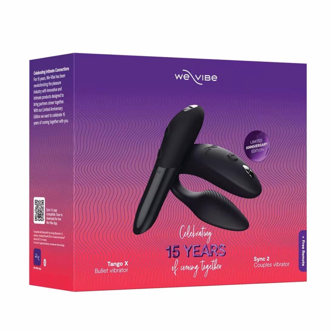 Подарунковий набір We-Vibe 15 Year Anniversary Collection, смарт-вібратор для пар + віброкуля — фото 7