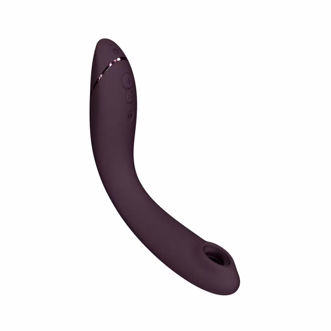 Вакуумний стимулятор для точки G та клітора з вібрацією Womanizer OG Aubergine, 12 рівнів, 3 режими — фото 4