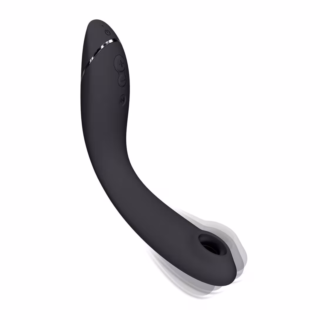 Вакуумний стимулятор для точки G та клітора з вібрацією Womanizer OG Dark Grey, 12 рівнів, 3 режими — фото 5
