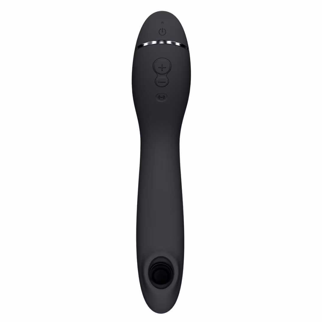 Вакуумний стимулятор для точки G та клітора з вібрацією Womanizer OG Dark Grey, 12 рівнів, 3 режими — фото 2