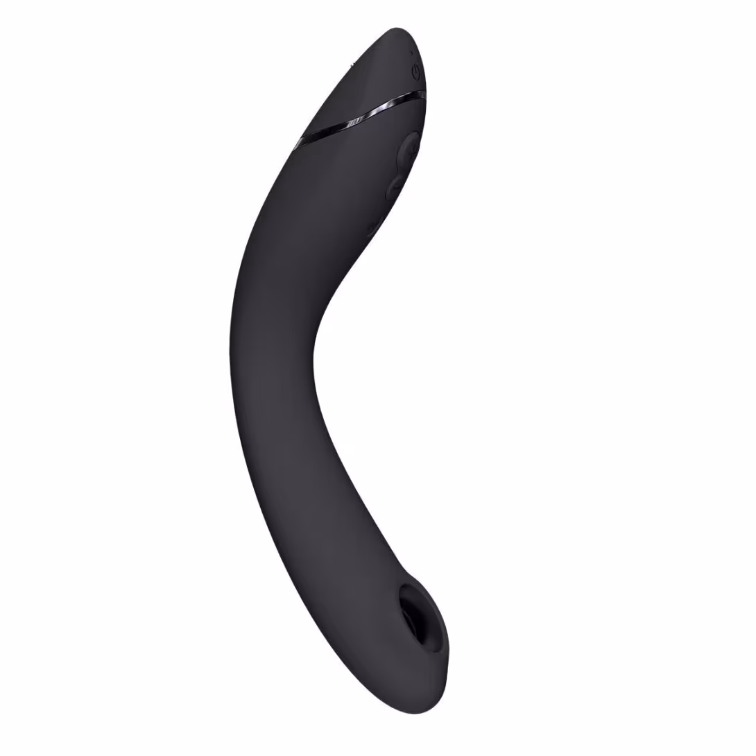 Вакуумний стимулятор для точки G та клітора з вібрацією Womanizer OG Dark Grey, 12 рівнів, 3 режими — фото 4