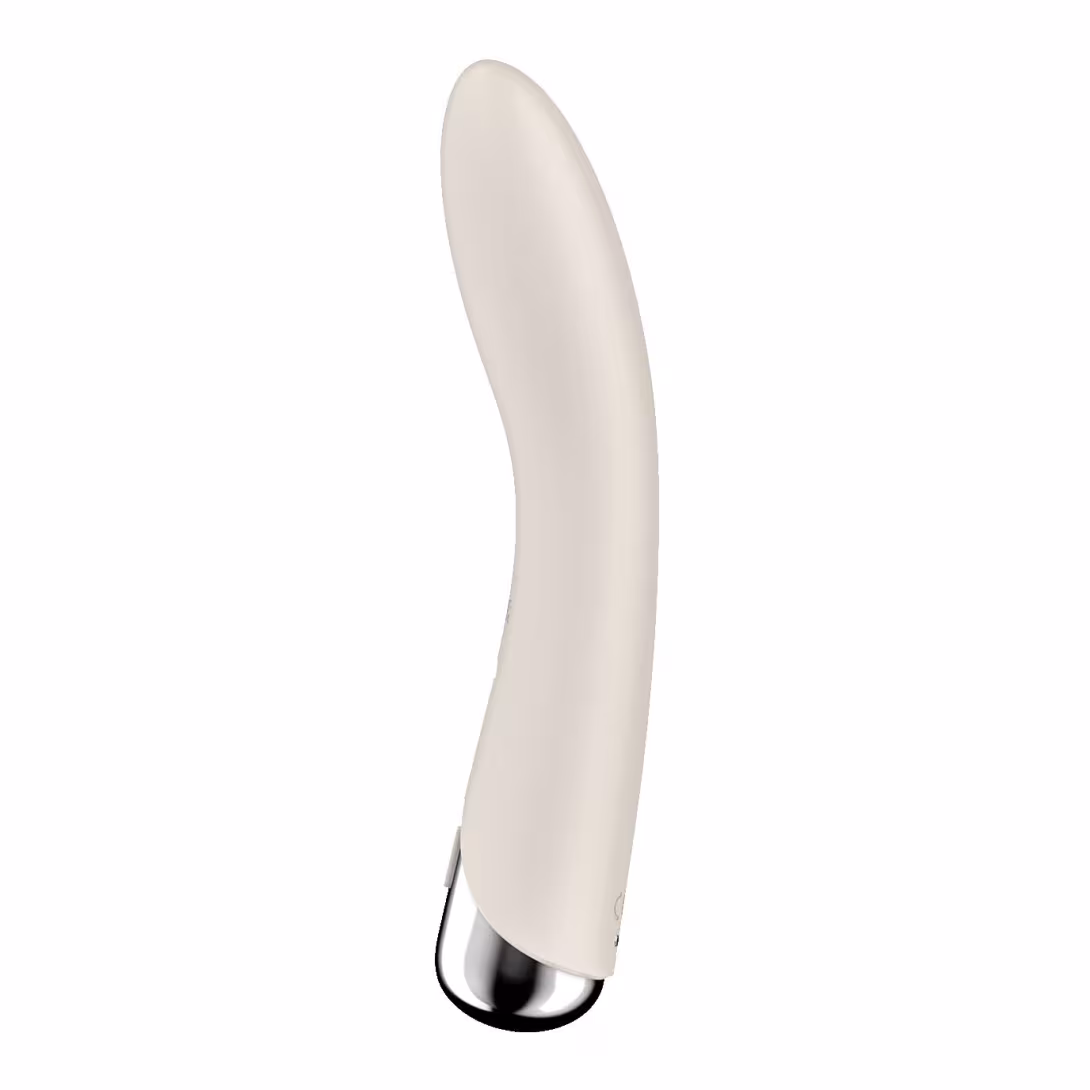 Вібратор точки G з обертанням Satisfyer Spinning Vibe 1 Beige, 2 мотори — фото 3