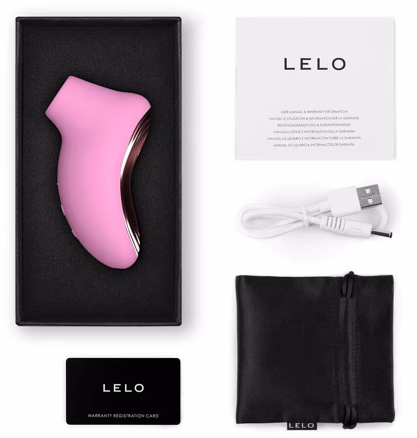 Звуковий стимулятор клітора LELO SONA 2 Travel Pink, тревел-версія, 12 режимів — фото 3