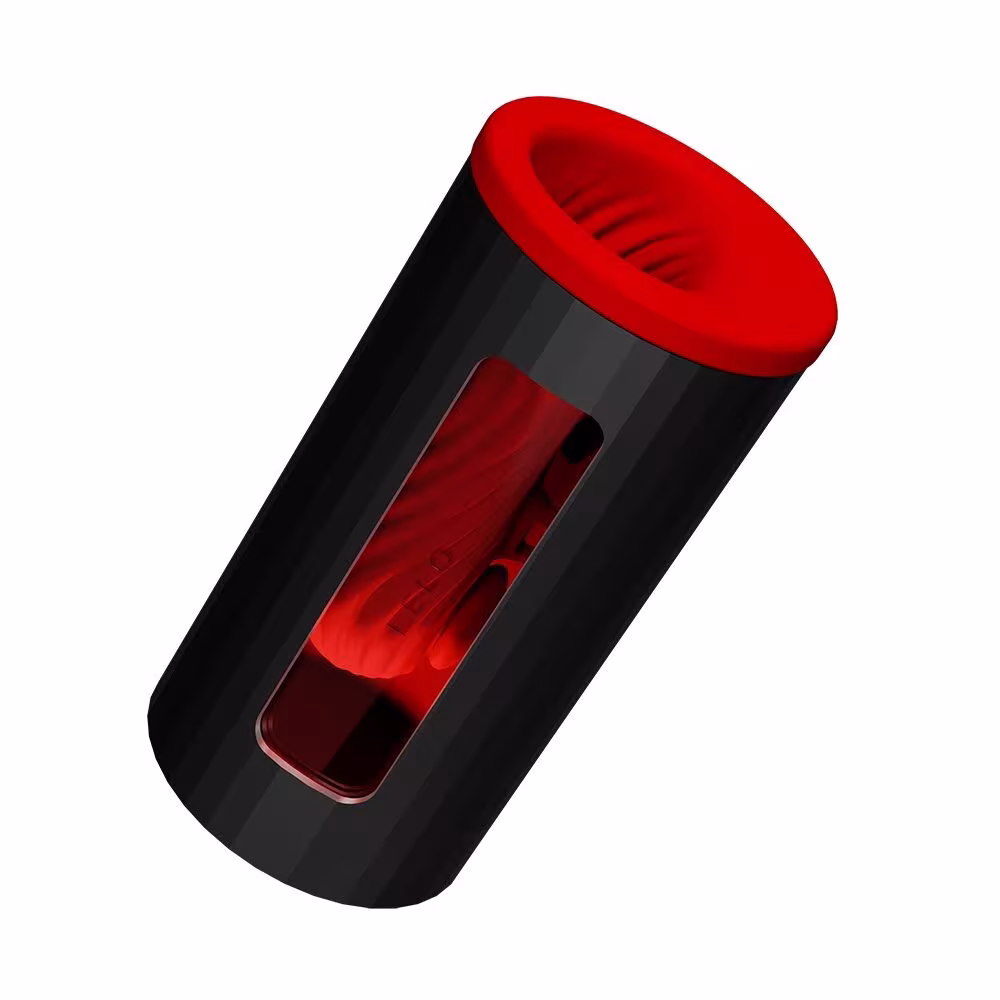 Смарт-мастурбатор LELO F1S V3 Red, 2 мотори, 8 режимів, стимуляція звуковими хвилями — фото 2
