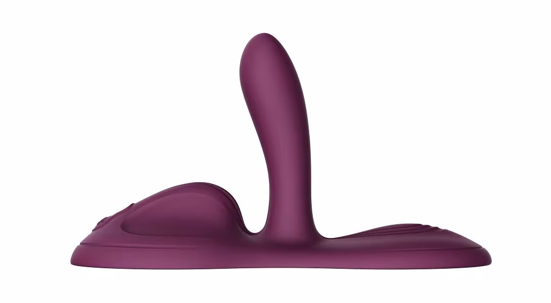 Sit-on-top смарт-вібратор Zalo – Flora Smart Vibrating Pad Velvet Purple, 9 моторів — фото 3