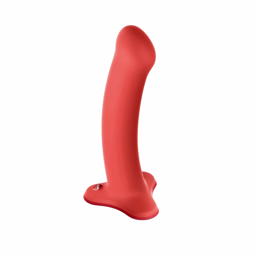 Фалоімітатор Fun Factory MAGNUM, помаранчевий, дуже гнучкий, довжина 18,3 см, діаметр 3,7 см — фото 3