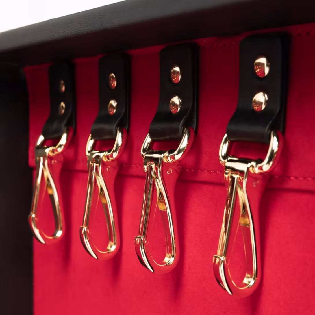 Набір для BDSM Bedroom Fantasies: Bondage Suitcase 13 Pcs - Cow Leather — фото 5