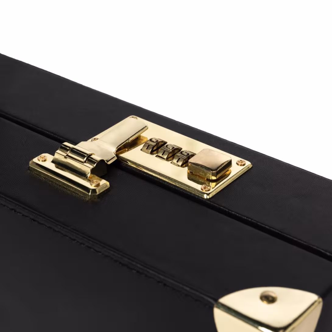 Набір для BDSM Bedroom Fantasies: Bondage Suitcase 13 Pcs - Cow Leather — фото 4