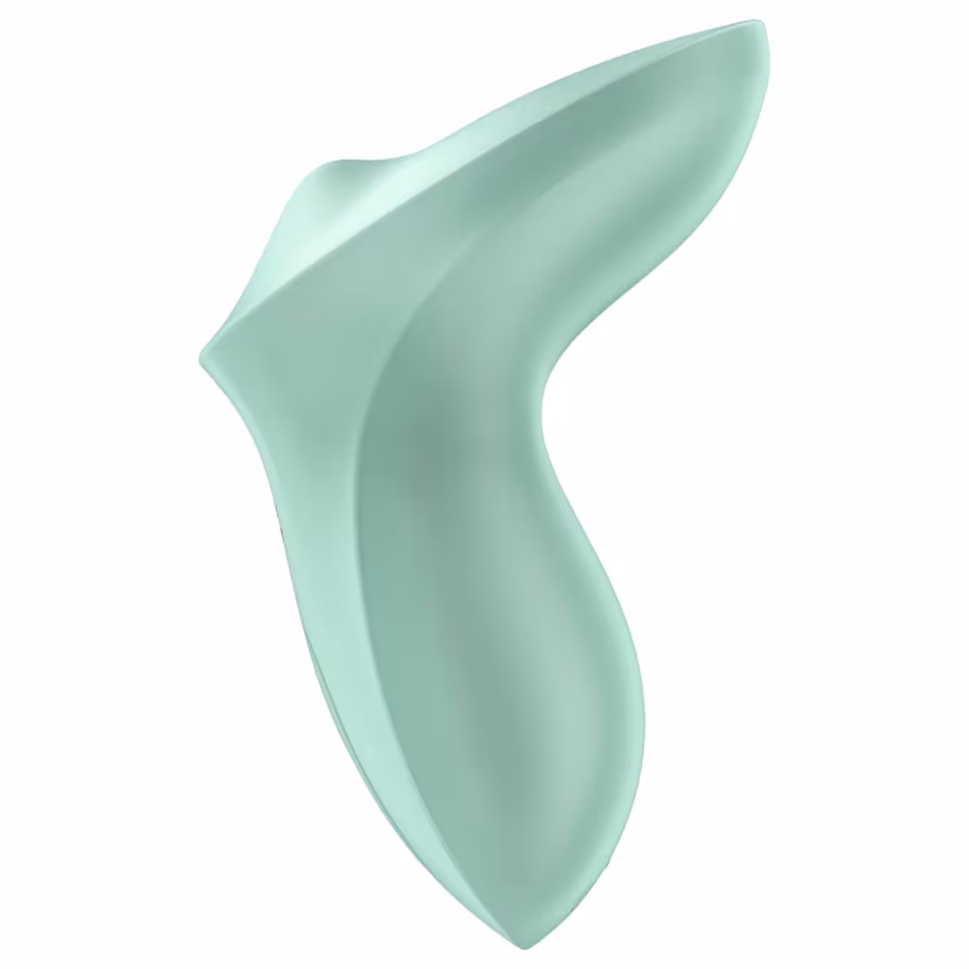Вібратор для клітора з перлинною стимуляцією Satisfyer Exciterrr Mint, 2 незалежні мотори — фото 4