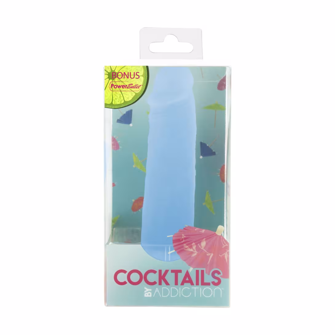 Фалоімітатор на присосці Cocktails by Addiction – Blue Lagoon (м'ята упаковка!!!) — фото 6