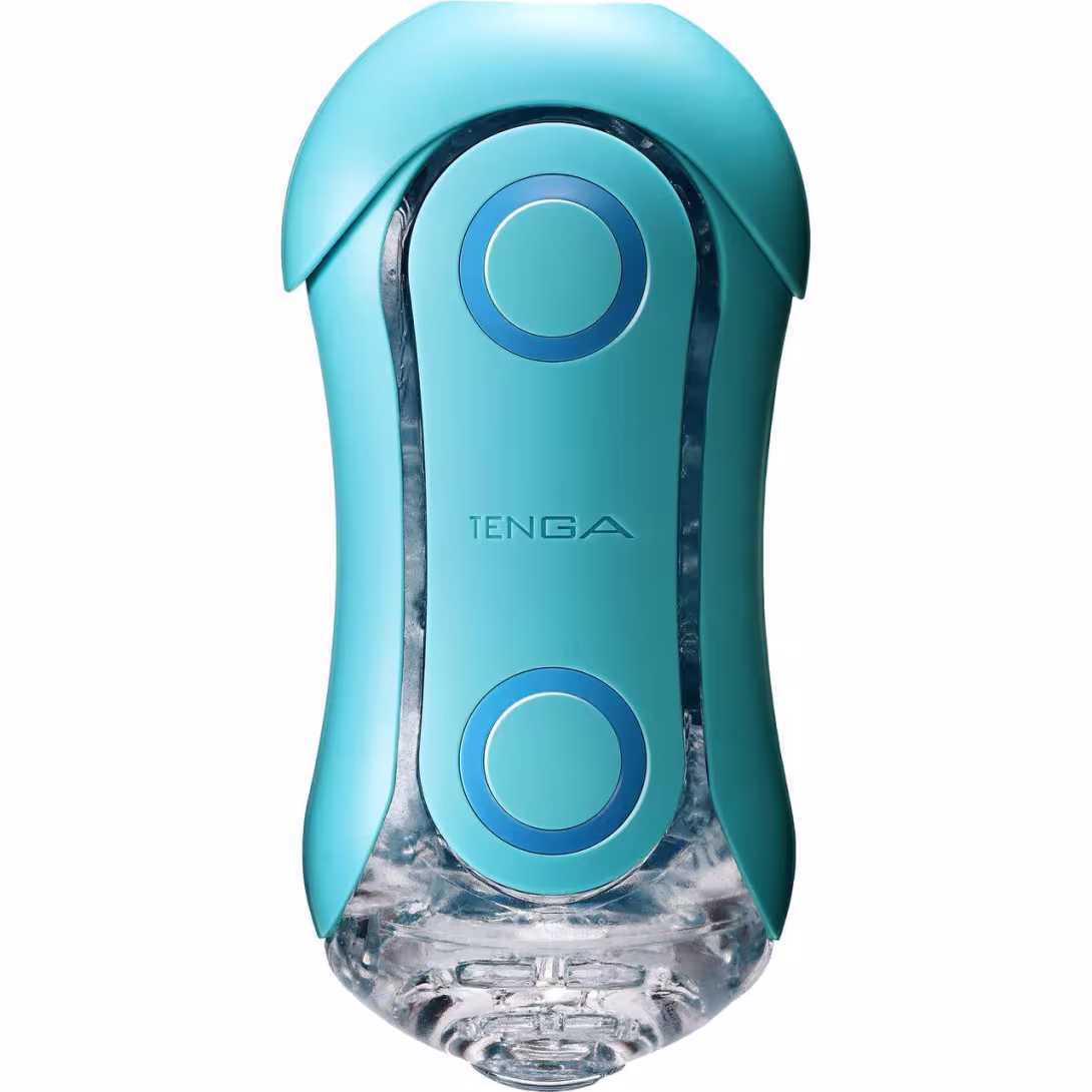 Мастурбатор Tenga Flip Orb — Ocean Blue, з можливістю зміни тиску та стимулювальними кульками всередині — фото 4