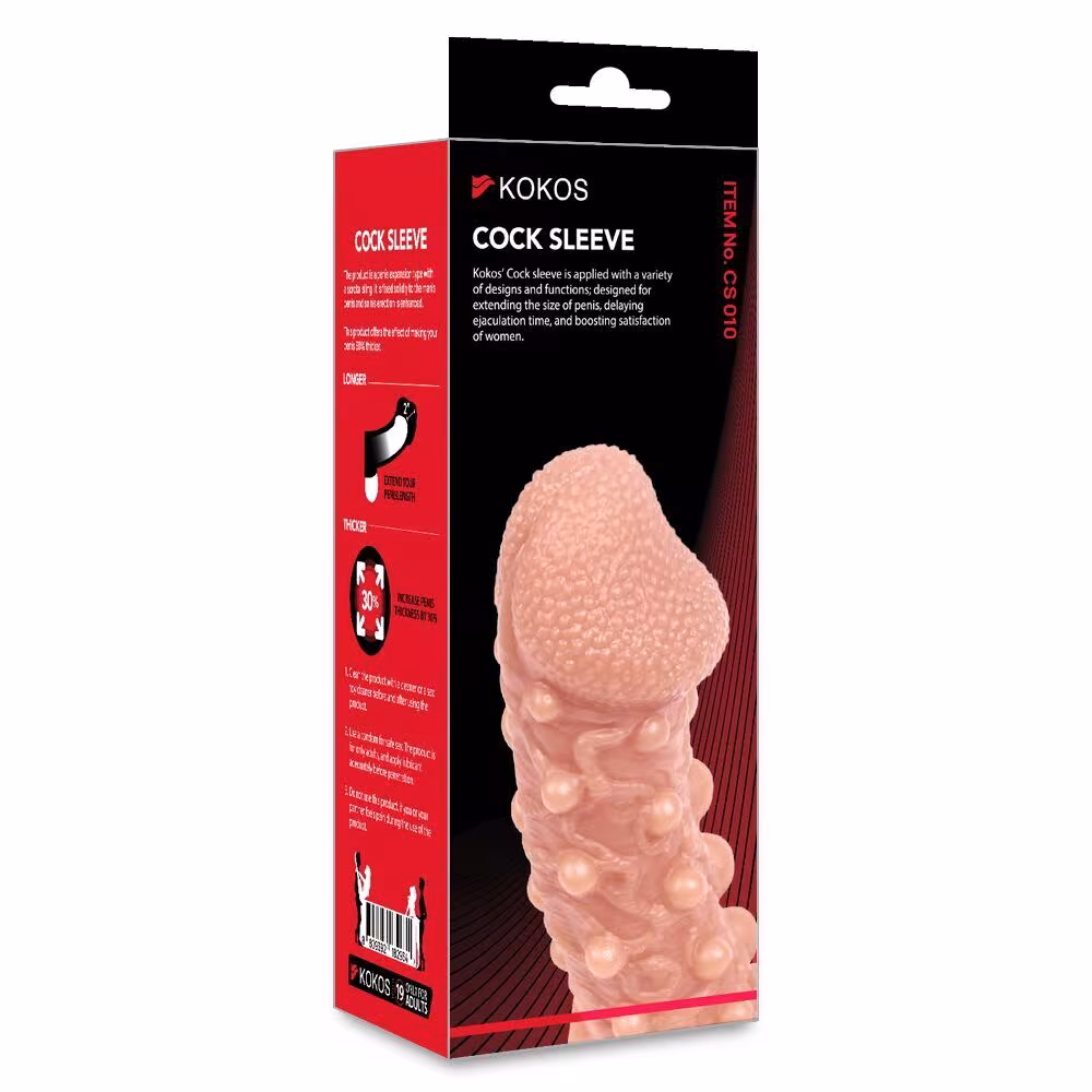 Насадка на член Kokos Cock Sleeve CS 010 L (м'ята упаковка!!!) — фото 5