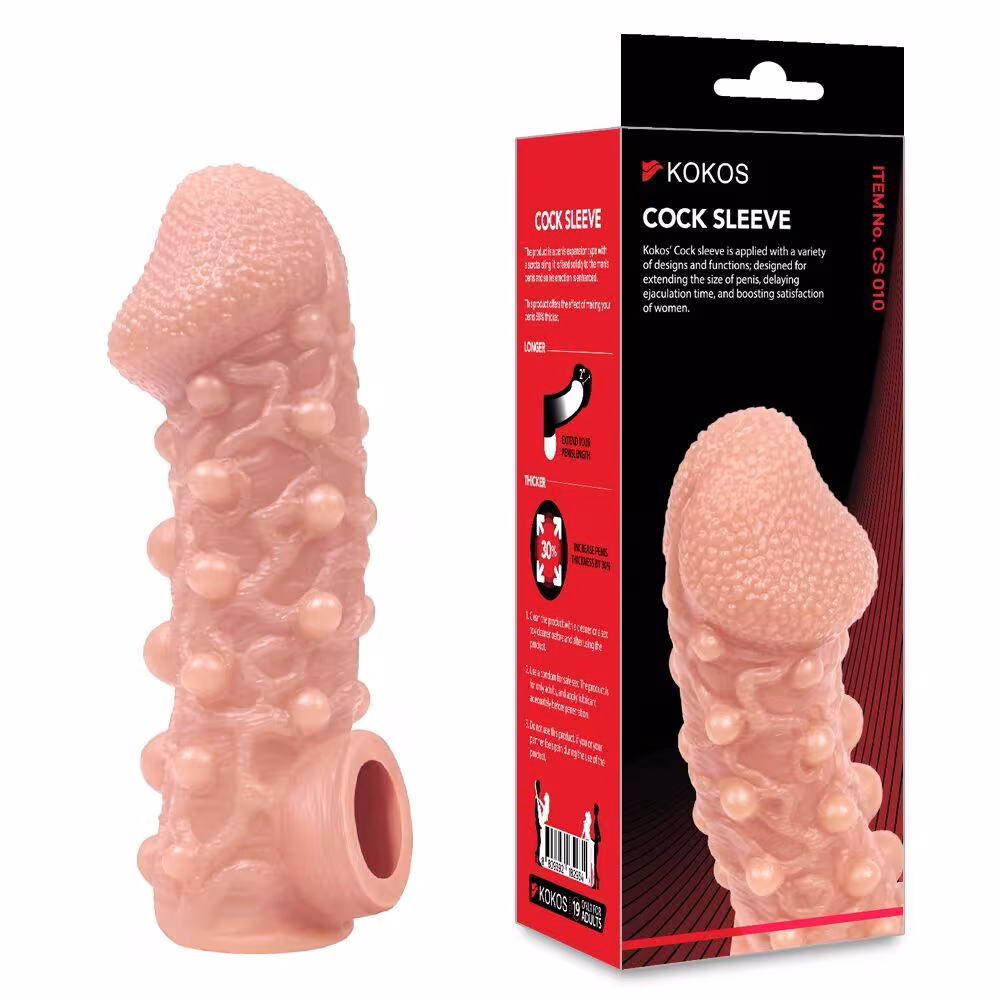 Насадка на член Kokos Cock Sleeve CS 010 L (м'ята упаковка!!!) — фото 4