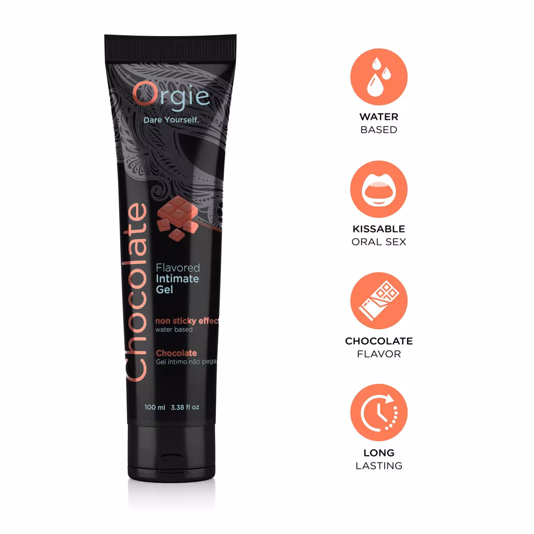 Лубрикант на водній основі Orgie Lube Tube Chocolate, 100 мл, зі смаком та ароматом шоколаду — фото 3