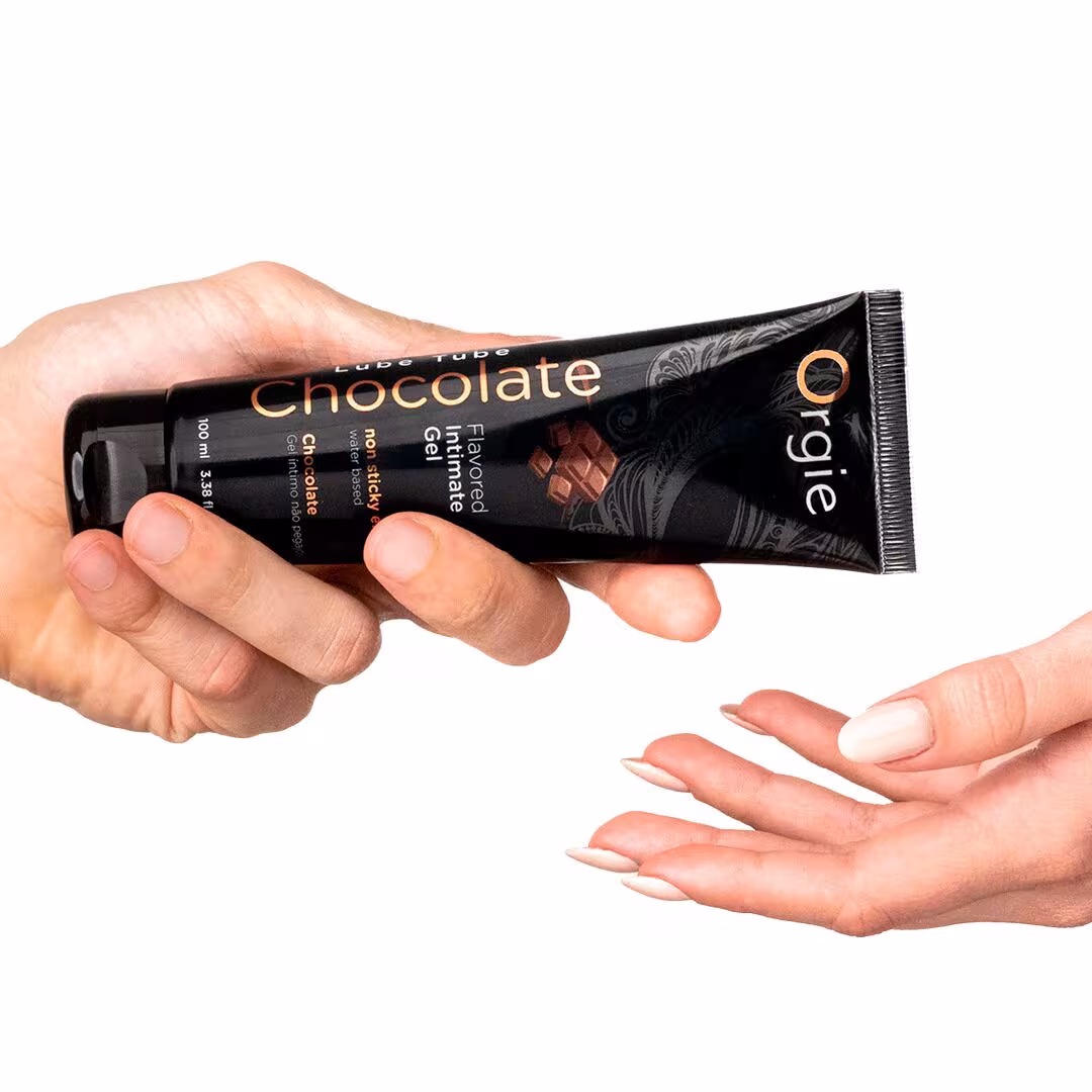 Лубрикант на водній основі Orgie Lube Tube Chocolate, 100 мл, зі смаком та ароматом шоколаду — фото 2