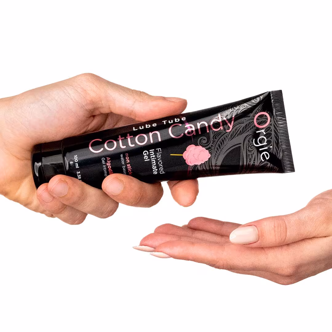 Лубрикант на водній основі Orgie Lube Tube Cotton Candy, 100 мл, зі смаком та ароматом солодкої вати — фото 2