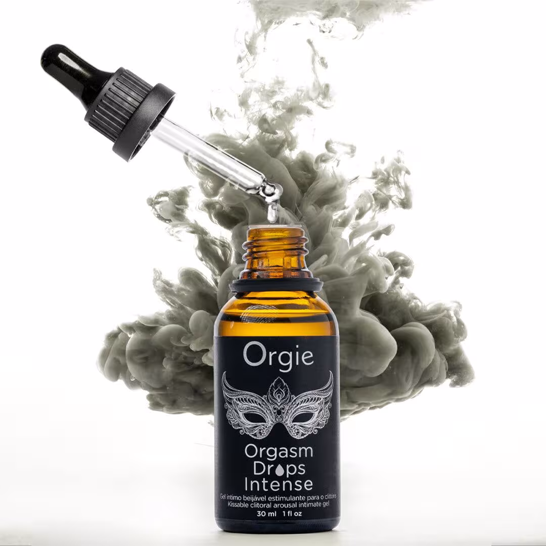 Збуджувальні краплі для клітора Orgie Orgasm Drops Intense, 30 мл, тепло-холод, смак яблука — фото 4