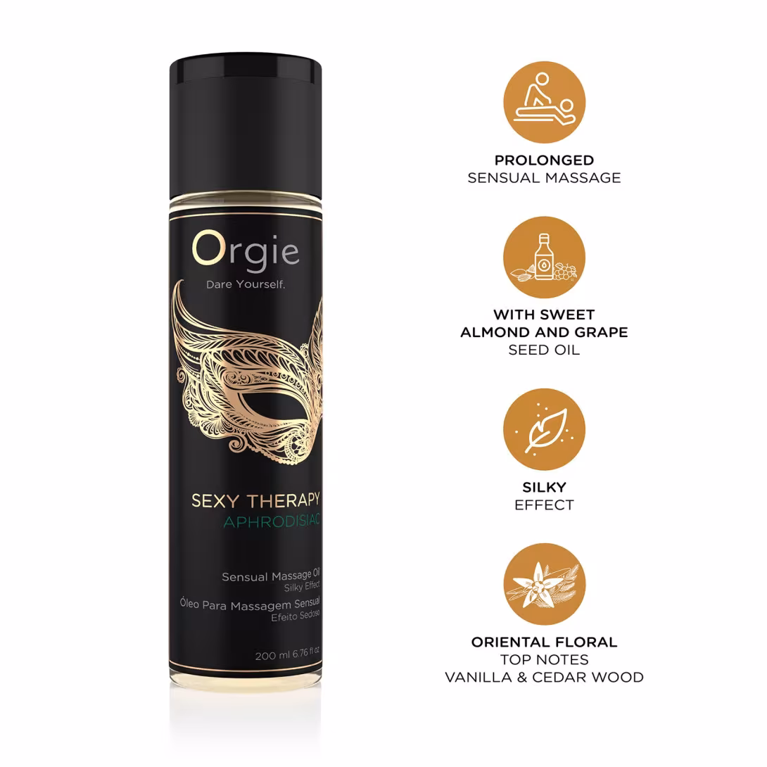 Масажна олія Orgie – Sexy Therapy Aphrodisiac (200 мл), гібридна — фото 3