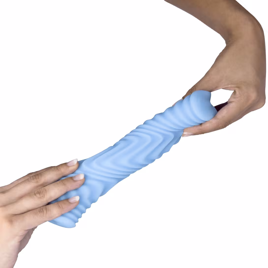 Мастурбатор Wooomy Saucy Abstract Masturbator, наскрізний, двосторонній — фото 8