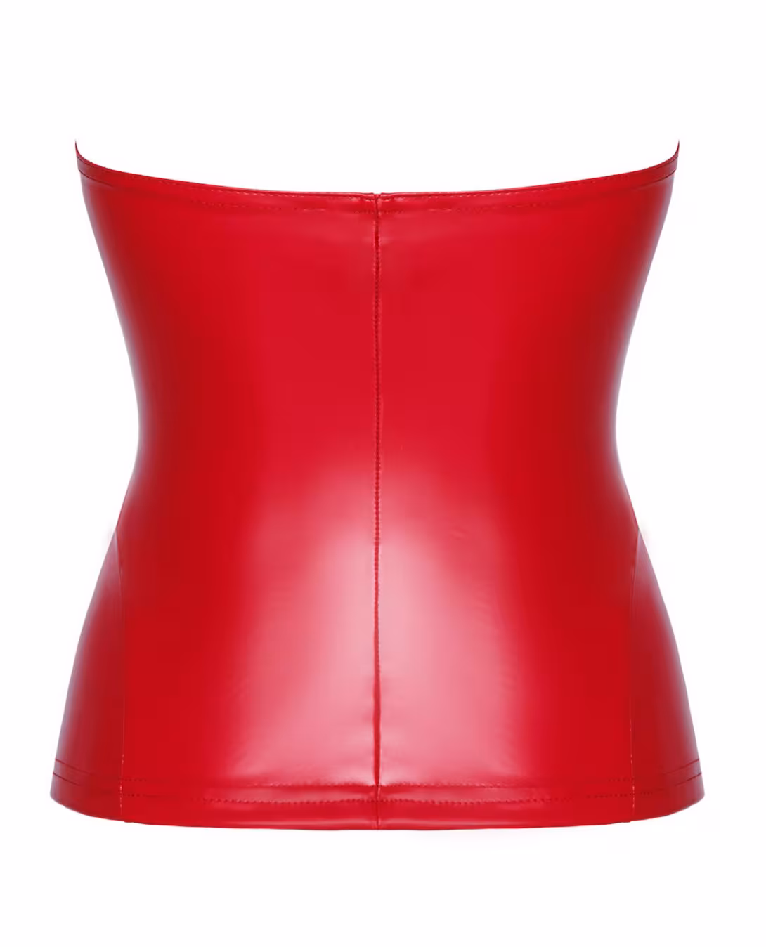 Корсет Noir Handmade F355 Red powerwetlook corset - 3XL — фото 5