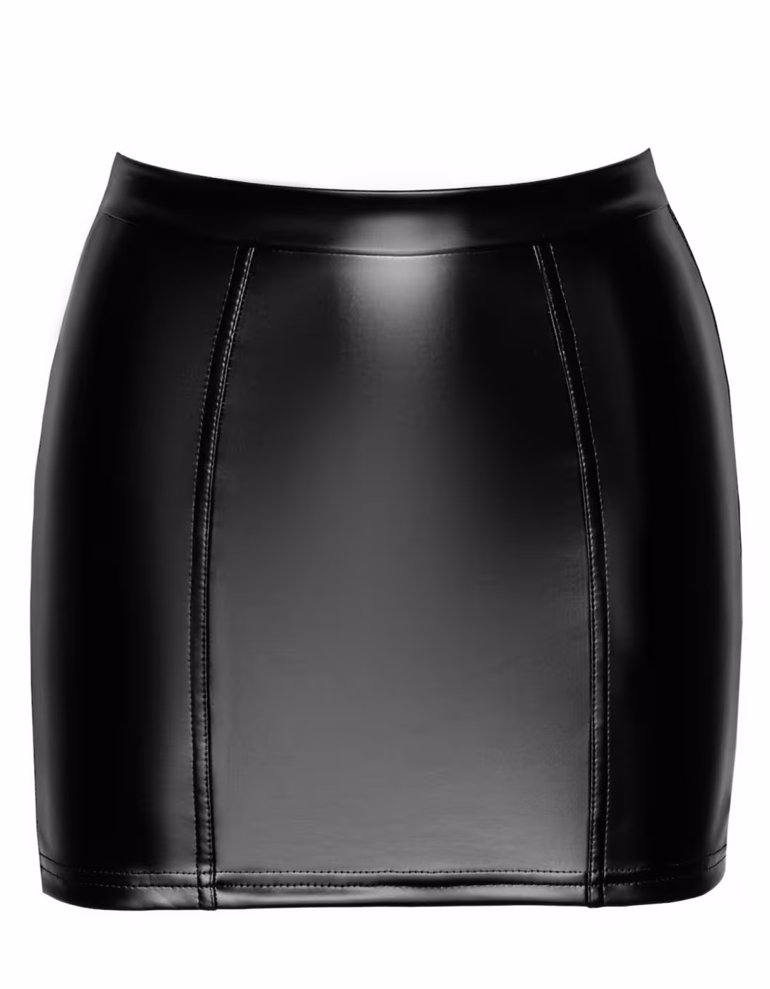 Спідниця Noir Handmade F341 Powerwetlook and lace skirt - XXL — фото 7