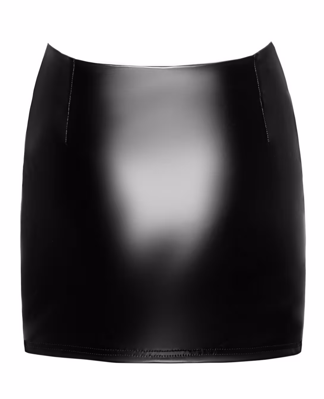 Спідниця Noir Handmade F345 Powerwetlook skirt with garter - M — фото 6