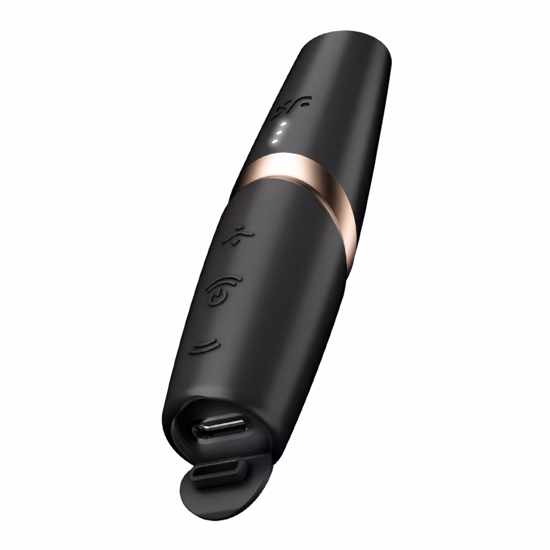 Вакуумний стимулятор Satisfyer Perfect Kiss, магнітна технологія 3D Air Pulse, 30 режимів роботи — фото 4