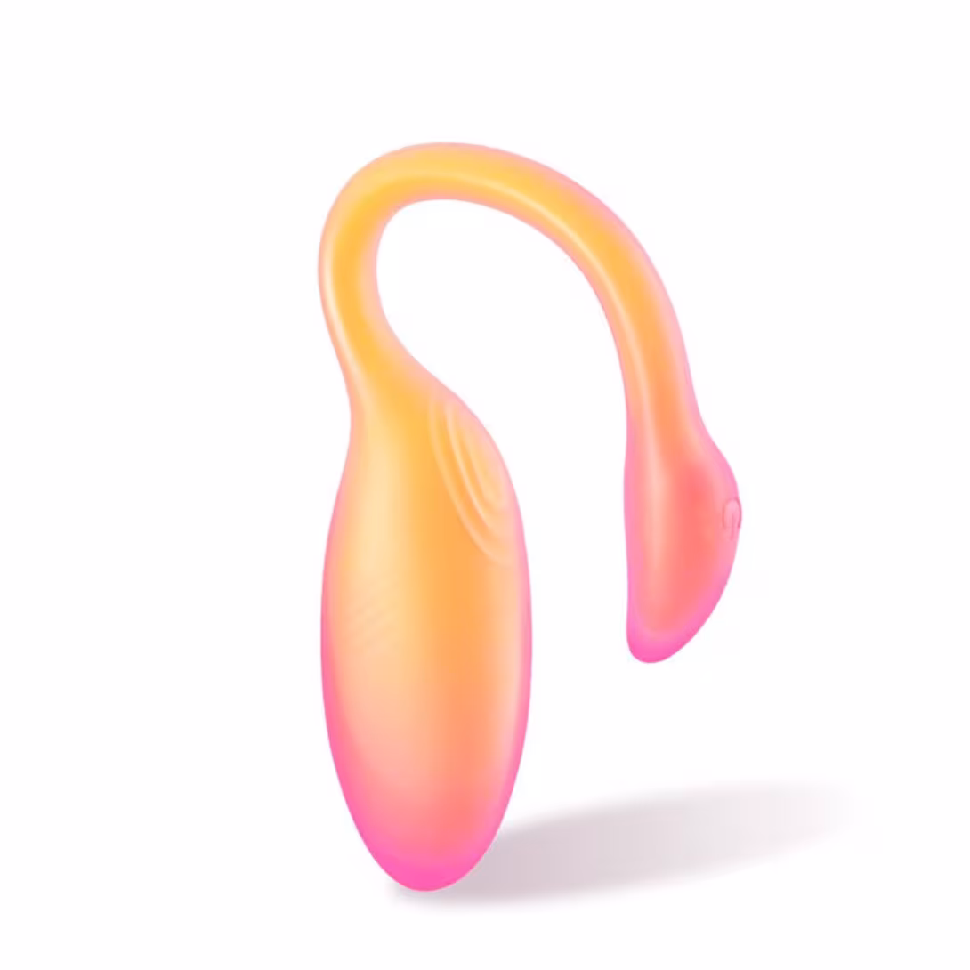 Смарт-віброяйце Magic Motion Flamingo Max Orange 2 в 1: віброяйце та тренажер Кегеля, 10 режимів
