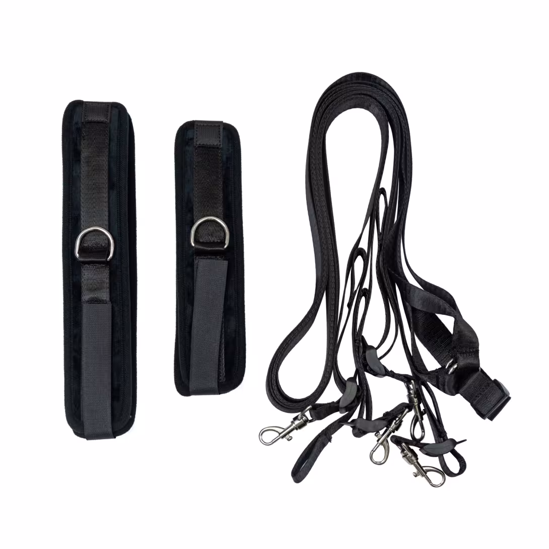 Розтяжка на ліжко Punishment - 5-Piece Bed Restraint Kit - Black — фото 4