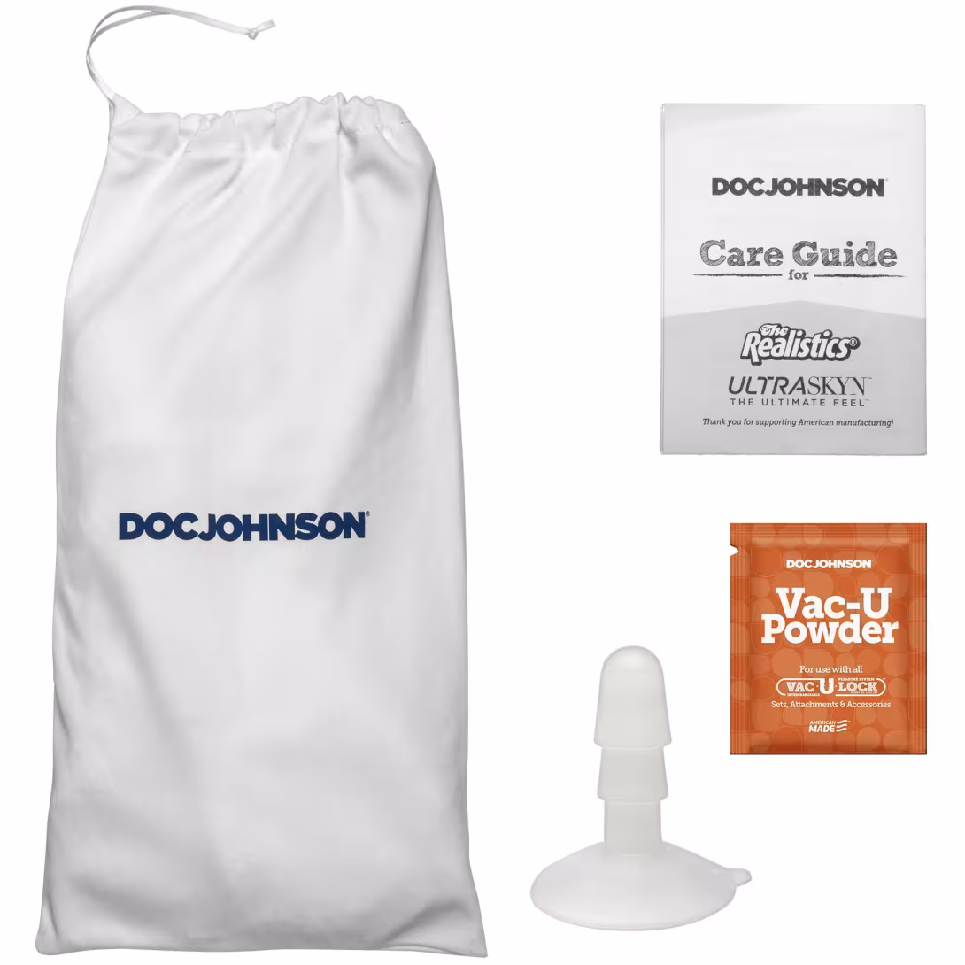 Фалоімітатор Doc Johnson Signature Cocks Girthmasterr 8.5 inch UltraSkyn (дірка в пакованні!!!) — фото 5