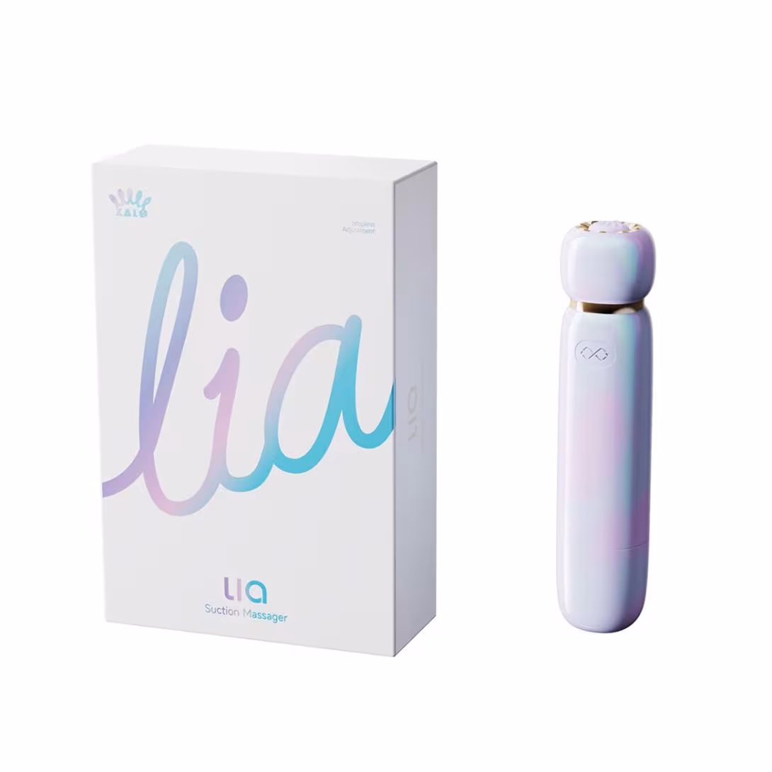 Вакуумний кліторальний стимулятор Zalo Lia Floral White, 3 насадки, 3 режими, різна інтенсивність — фото 13