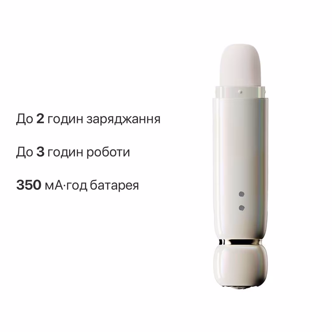 Вакуумний кліторальний стимулятор Zalo Lia Floral White, 3 насадки, 3 режими, різна інтенсивність — фото 8