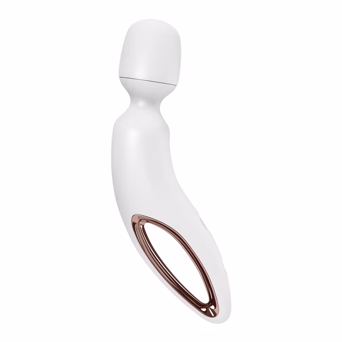 Вібромасажер Satisfyer Wand-erland (White/Rosegold) (м'ята упаковка!!!) — фото 3