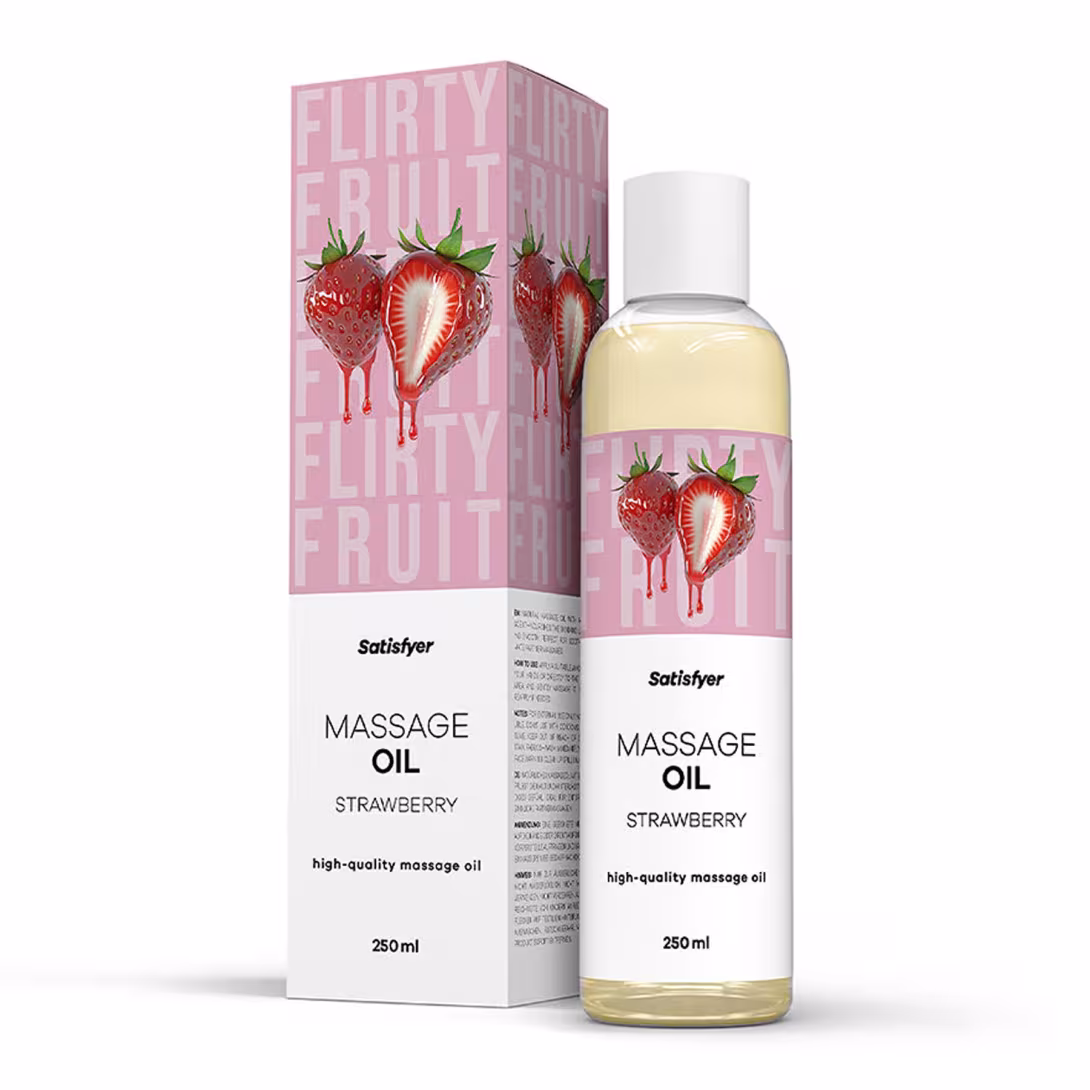 Масажна олія Satisfyer Massage Oil Strawberry 250 мл