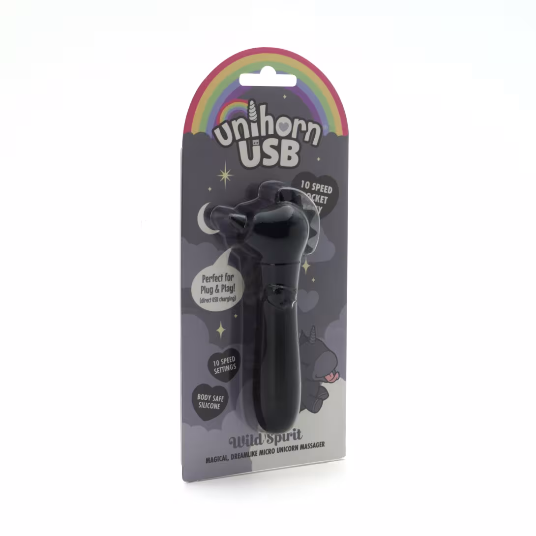 Вібратор-єдиноріжка Unihorn USB Bullet – Wild Spirit, віброкуля, USB-зарядка, 10 режимів — фото 4