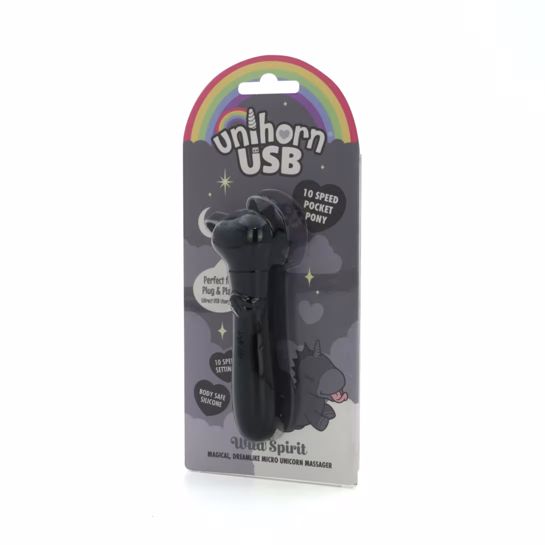 Вібратор-єдиноріжка Unihorn USB Bullet – Wild Spirit, віброкуля, USB-зарядка, 10 режимів — фото 3
