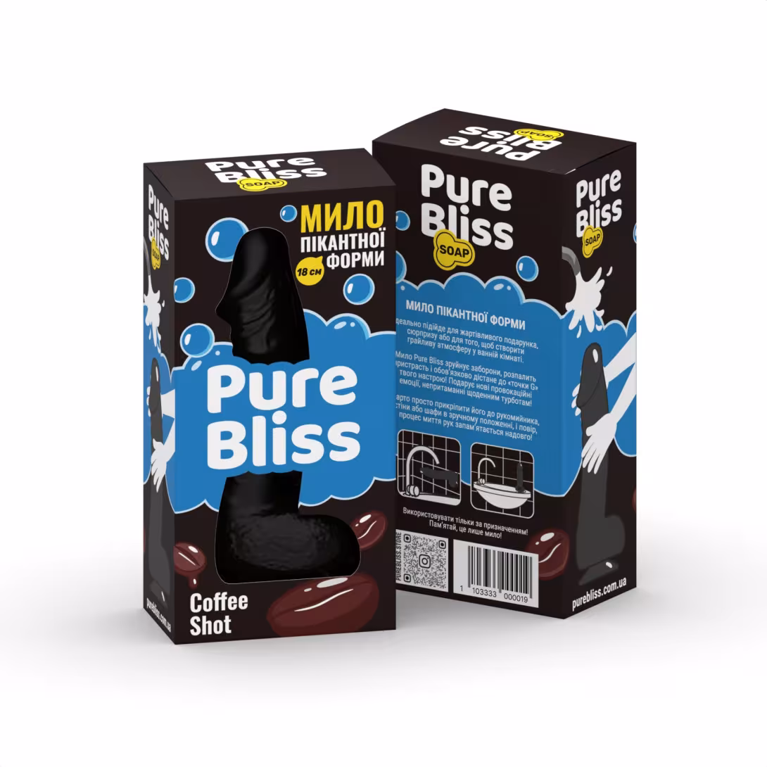 Ароматне мило пікантної форми Pure Bliss Black Coffee Shot (Кава) 18 см — фото 7