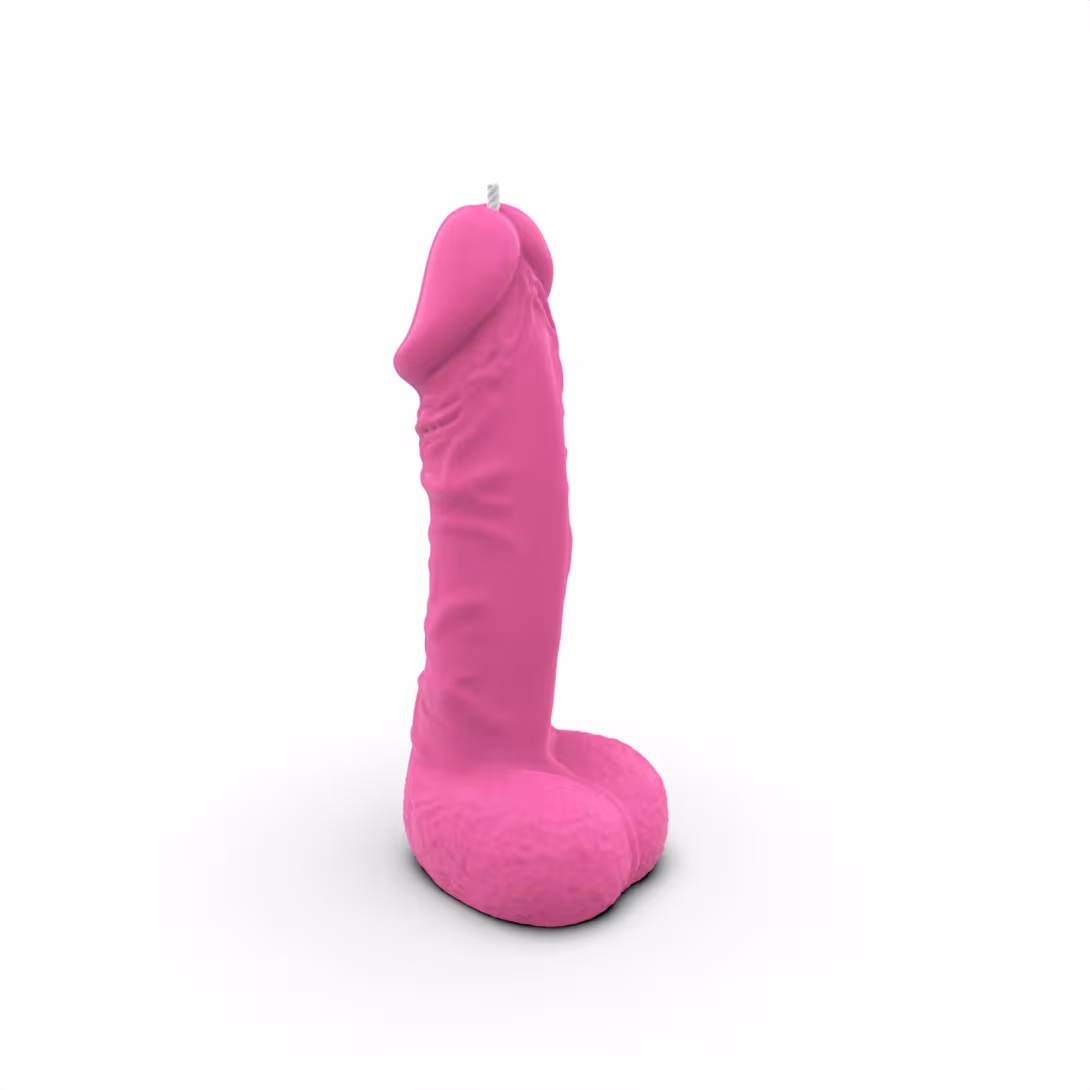 Ароматна свічка пікантної форми Pure Bliss Pink Sugar Pop (Жуйка) 15 см — фото 5