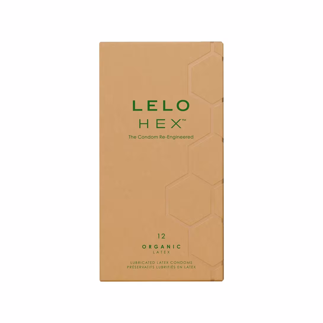 Презервативи LELO HEX Condoms Organic 12 Pack, тонкі та суперміцні — фото 2