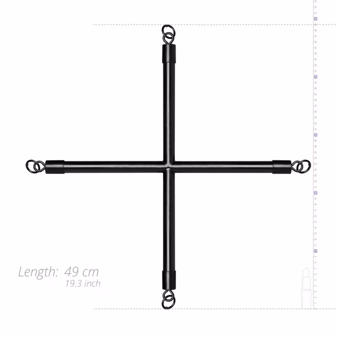 Хрестовина Bedroom Fantasies Hog Tie Cross Bar With Cuffs — фото 3