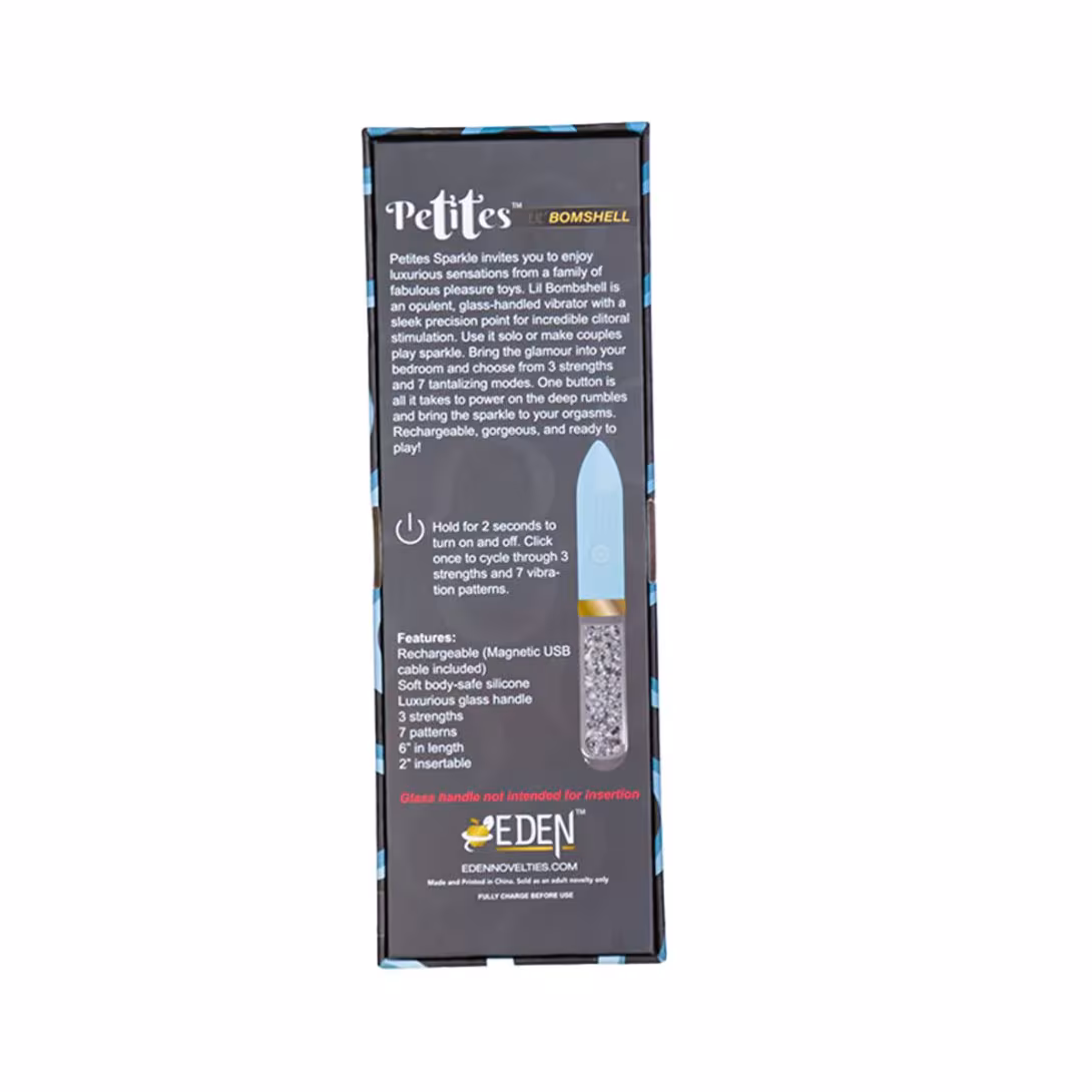 Вібратор Petites Lil’ Bombshell Vibrator - Blue — фото 7