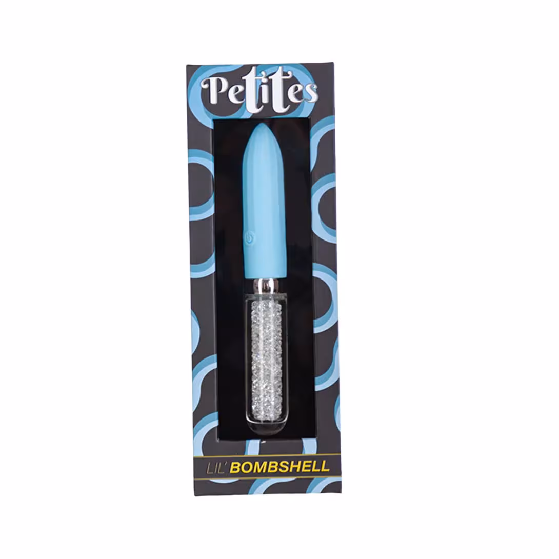 Вібратор Petites Lil’ Bombshell Vibrator - Blue — фото 6