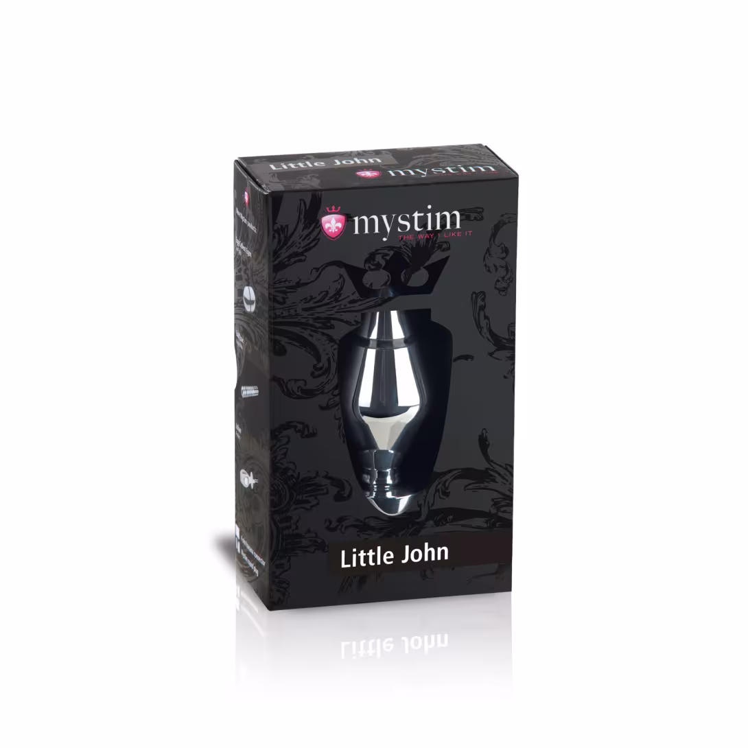 Металева анальна пробка Mystim Little John для електростимулятора, діаметр 4см — фото 6