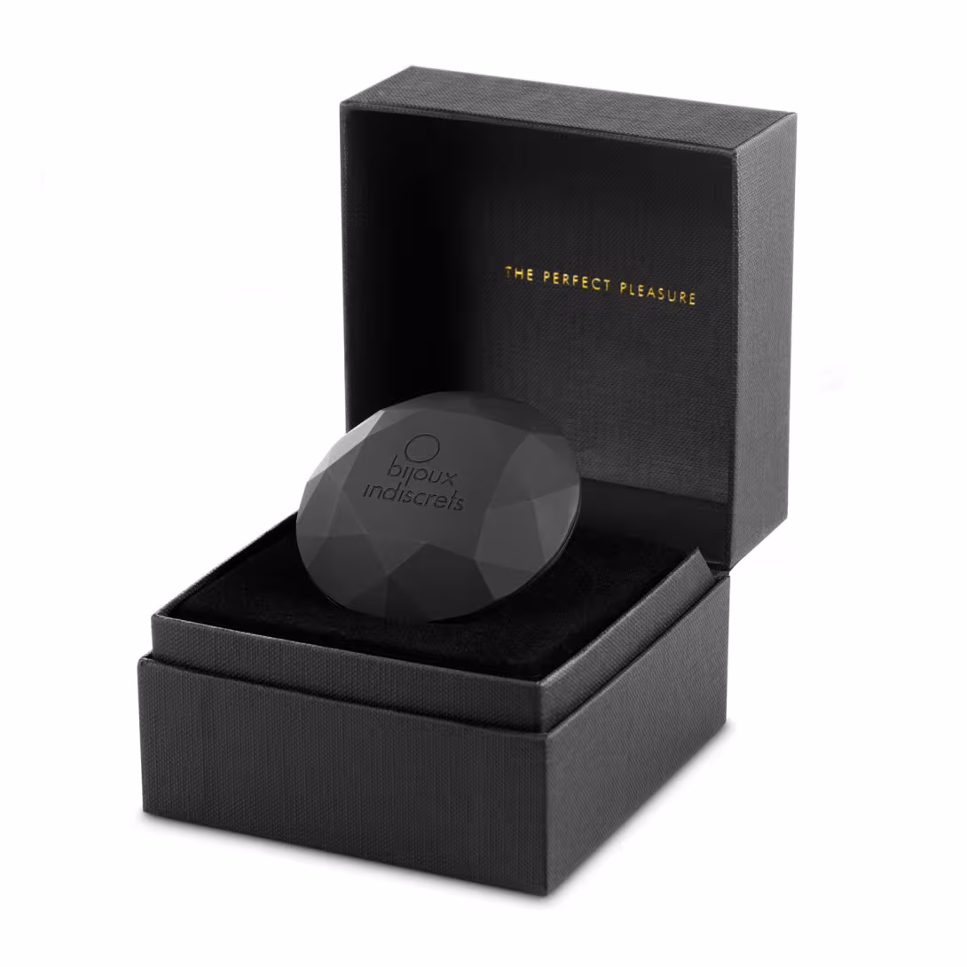Вібромасажер діамант Bijoux Indiscrets - Twenty One Black, стильний аксесуар для дамської сумочки — фото 4