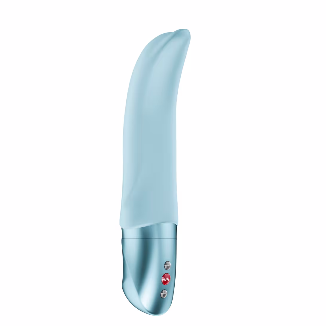Вібратор для точки G Fun Factory Diva Dolphin Ice Blue, 10 режимів роботи, на батарейках